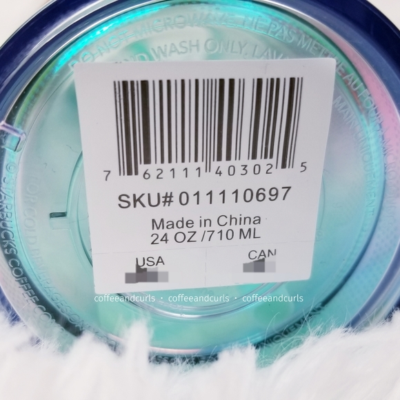 Starbucks Iridescent Geometric Scale Cold Cup NWT - Picture 9 of 12